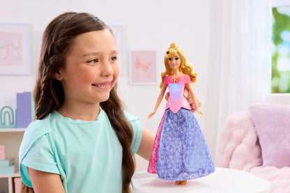 DISNEY PRINCESS lėlė Aurora su spalvos keitimo funkcija (JLK24)