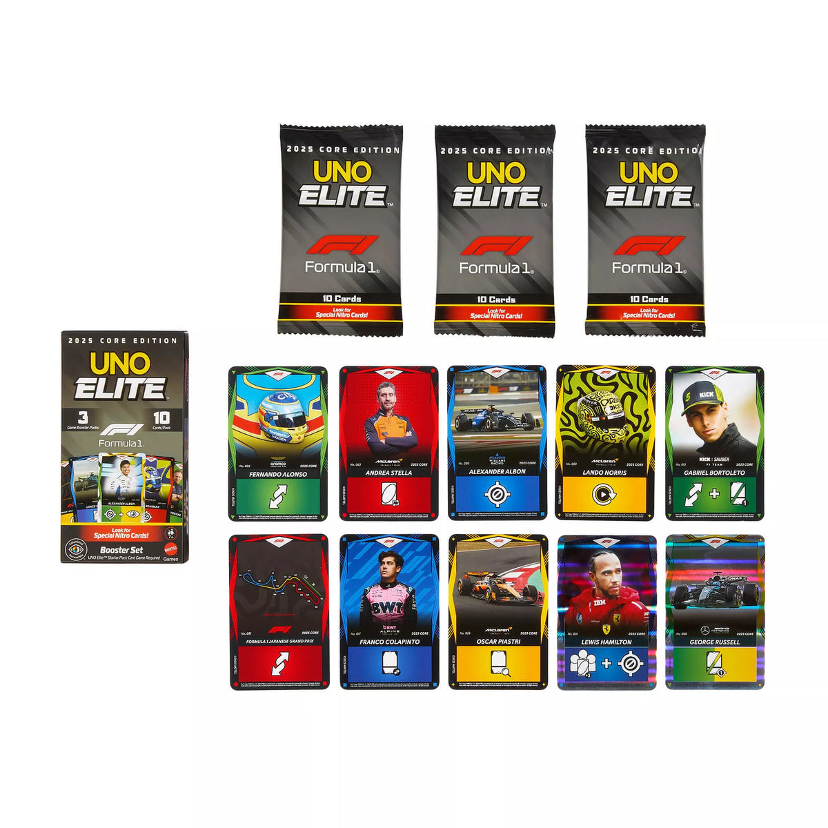 UNO ELITE F-1 kortų papildymas (Booster Set)