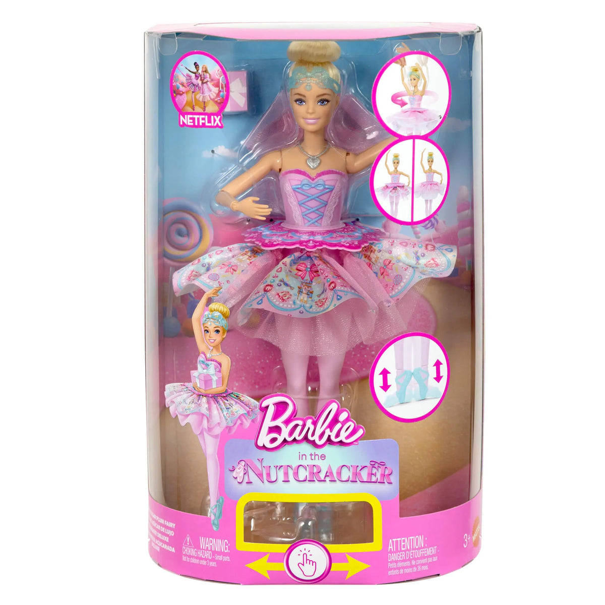 BARBIE NUTCRACKER lėlė Klara - Spragtuko kolekcija (JLW53)