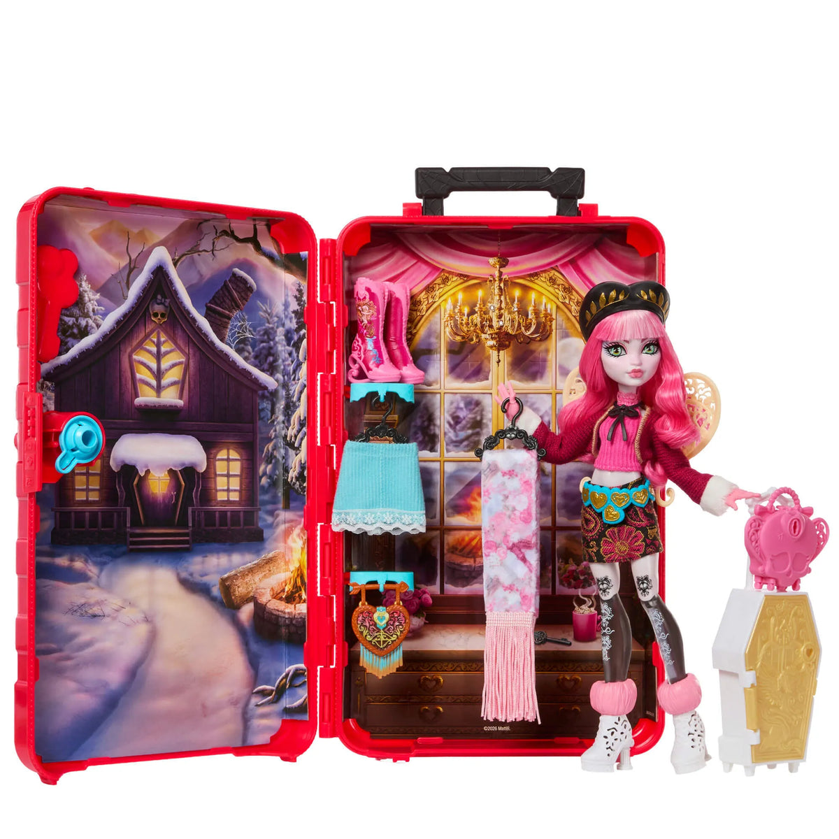 MONSTER HIGH SKULLTIMATE Cupid rinkinys - Cabin Escape serija (JMG66)