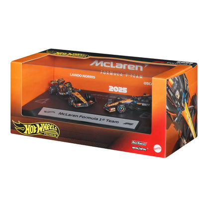 HOT WHEELS PREMIUM F1 dviejų McLaren Lando Norris ir Oscar Piastri bolidų rinkinys (JMM91)