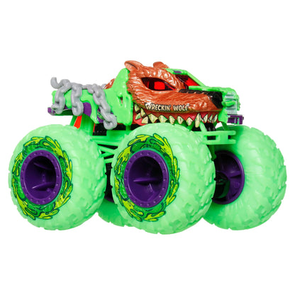 HOT WHEELS MONSTER TRUCKS MUTANT CHAOS džipas su slaimu (JMV37)